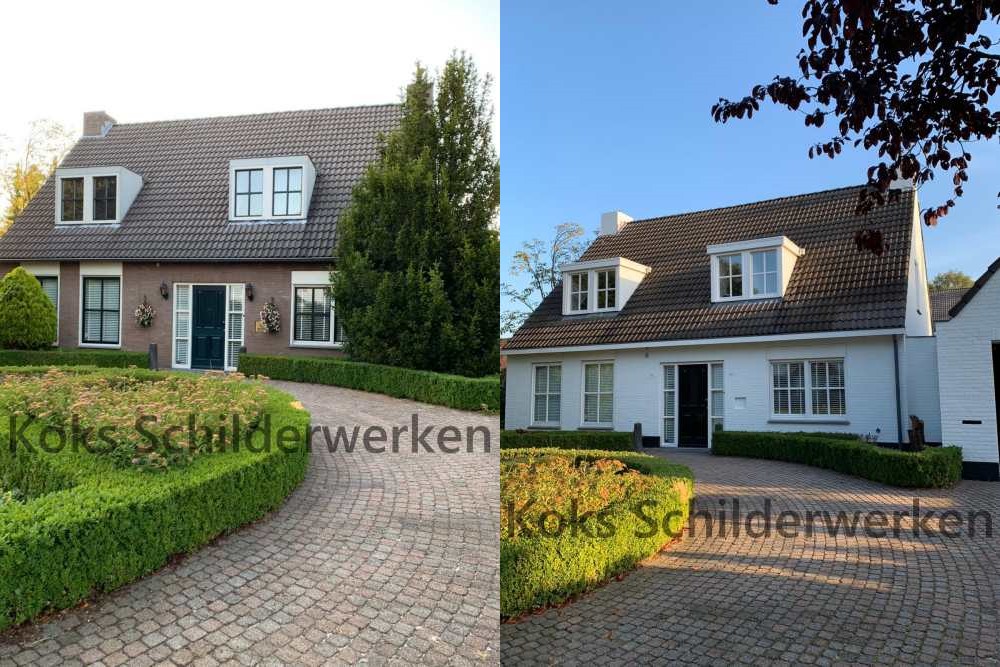 schilder Rosmalen gevelschilderwerk.